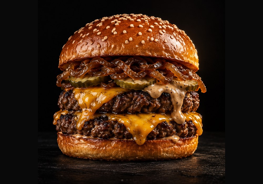 Ember Signature crafted burger